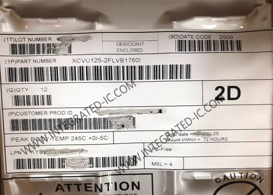 XCVU125-2FLVB1760I Virtex UltraScale FPGA IC 89520LAB 1760-FCBGA المجال قابل للبرمجة بوابة التسلسل