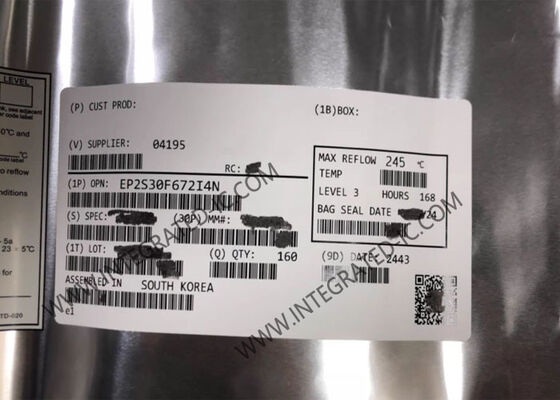 EP2S30F672I4N Stratix II FPGA مع ذاكرة 1.31Mbit 672-FBGA حزمة و 500 I / O