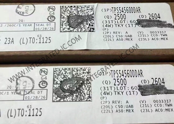 TPS54560DDAR رقاقة الدوائر المتكاملة 4.5 فولت إلى 60 فولت 5A Step Down DC-DC Converter مع كفاءة Eco-modeTM