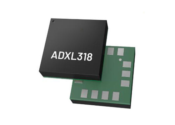 مستشعر ADXL318-1WBCCZ، مقياس تسارع MEMS ثلاثي المحاور منخفض الضوضاء، LGA-14