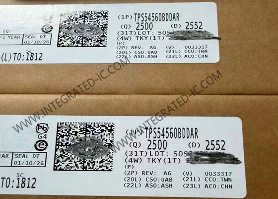 TPS54560BDDAR رقاقة الدائرة المتكاملة 4.5 فولت إلى 60 فولت 5A محول DC-DC Step-Down مع وضع EcoTM