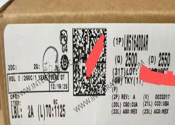 شريحة دائرة متكاملة LM5164DDAR محول DC/DC متزامن بخفض الجهد 100 فولت 1 أمبير مع تيار هادئ فائق الانخفاض