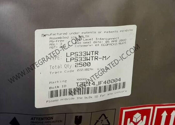 مستشعر LPS33WTR IC 26kPa إلى 126kPa مستشعر الضغط MEMS CCLGA-10 بارومتر الإخراج الرقمي المطلق