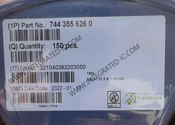 7443556260 رقاقة الدوائر المتكاملة 42 ميجا هرتز WE-HCI محاثات الطاقة ذات التيار العالي