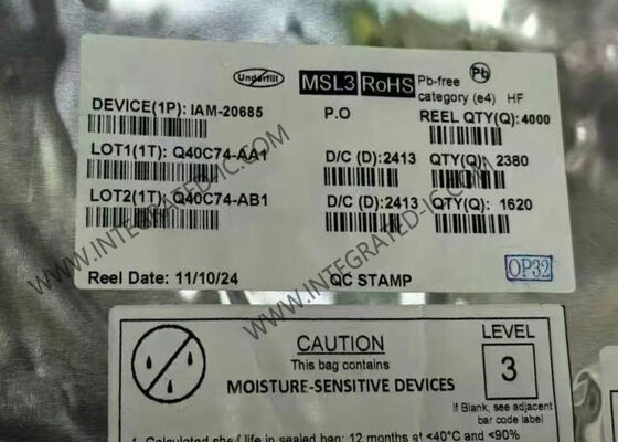 IAM-20685 جهاز MEMS لمتابعة الحركة على 6 محاور للمستشعرات IC لتطبيقات ADAS والقيادة الذاتية