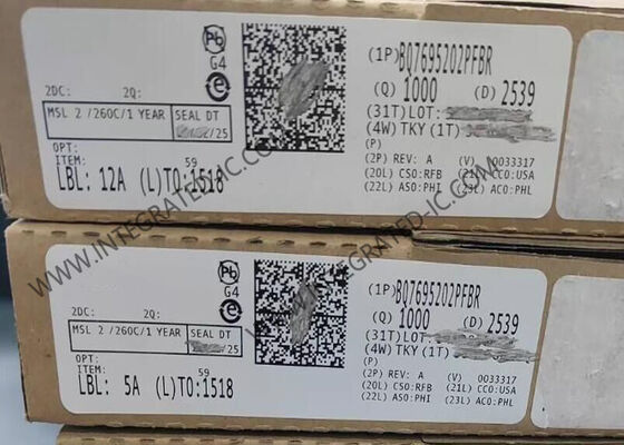BQ7695202PFBR رقاقة الدوائر المتكاملة مراقبة البطارية عالية الدقة والحامي TQFP-48