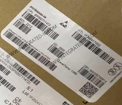 شريحة دائرة متكاملة IPD75N04S4-06، ترانزستور MOSFET من النوع N بقوة 40 فولت ومقاومة 5.9 ميجا أوم، من عائلة OptiMOS™-T2 المخصصة للسيارات