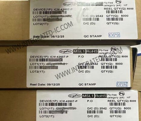 ICM-42607-P أجهزة الاستشعار IC الأداء المتميز 6 محور MEMS تتبع الحركة IMU LGA-14