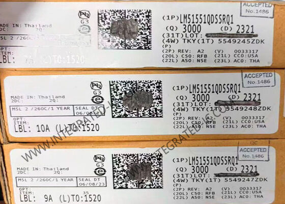 شريحة دائرة متكاملة LM51551QDSSRQ1، وحدة تحكم تعزيز 2.2 ميجاهرتز، جهد دخل واسع، 1.5 أمبير
