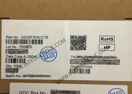 GD32F303CCT6 وحدة التحكم الدقيقة MCU 120MHz وحدة التحكم الدقيقة 32 بت LQFP48 ARM Cortex-M4