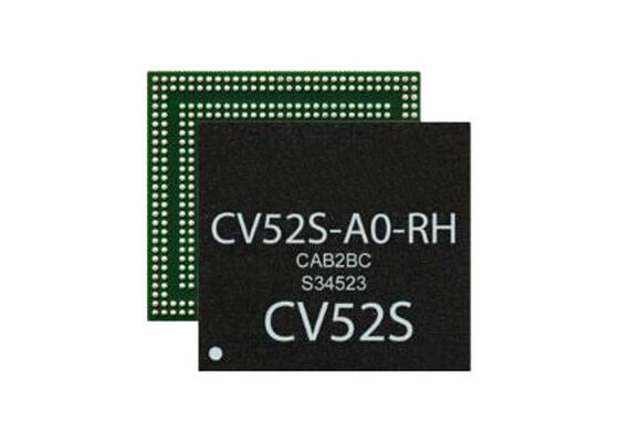 شريحة معالج الذكاء الاصطناعي CV52S-A0-RH، شريحة معالجة رؤية الكمبيوتر CVflow، شريحة نظام على رقاقة (SoC) فيديو ذكاء اصطناعي بدقة 4K بمعدل 60 إطارًا في الثانية