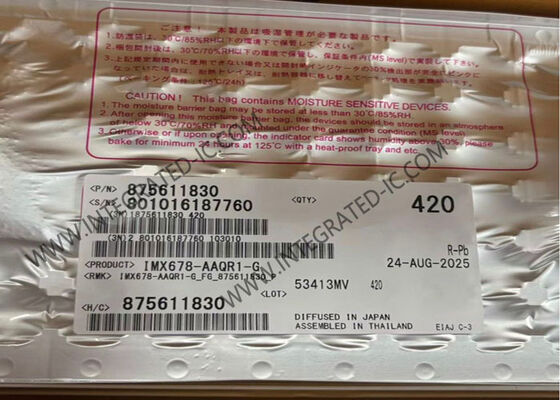 IMX678-AAQR1-G مستشعر IC قطري 8.86 مم CMOS مستشعر الصور بالحالة الصلبة مع بكسل مربع للكاميرات الملونة