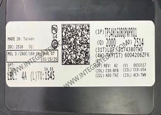 TPS4H160BQPWPRQ1 رقاقة الدائرة المتكاملة 40V 160mΩ 4-قناة السيارات الذكية المفتاح الجانب العالي