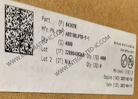 A8519KLPTR-T-1 رقاقة الدوائر المتكاملة ذات الكفاءة العالية والمتسامحة مع الأخطاء للسيارات AEC-Q100