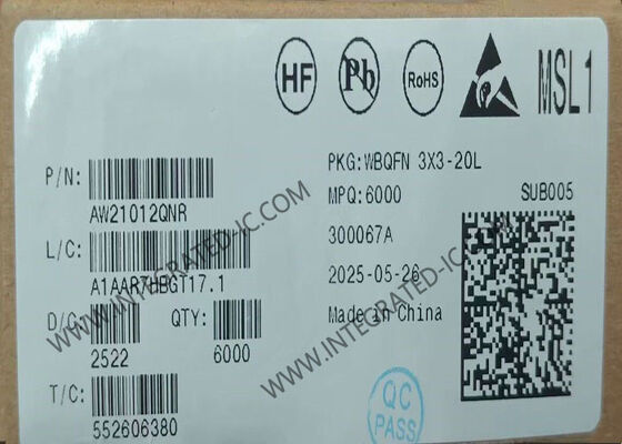 AW21012QNR 12 قناة محرك LED مع 256 مستوى PWM وواجهة I2C