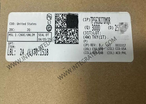 TPS62827DMQR رقاقة الدوائر المتكاملة 4A محول متزامن مع تردد 2.2MHz للتبديل وتيار 4μA الهادئ