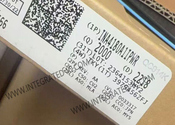 INA4180A1IPWR Integrated Circuit Chip 26V Common Mode Voltage Quad Channel 350kHz Bandwidth Current Sense Amplifier