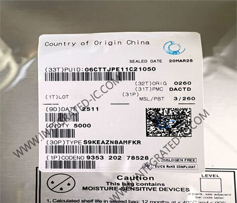 S9KEAZN8AMFKR 32 بت ARM Cortex-M0+ 48MHz مركز التحكم الدقيق للسيارات