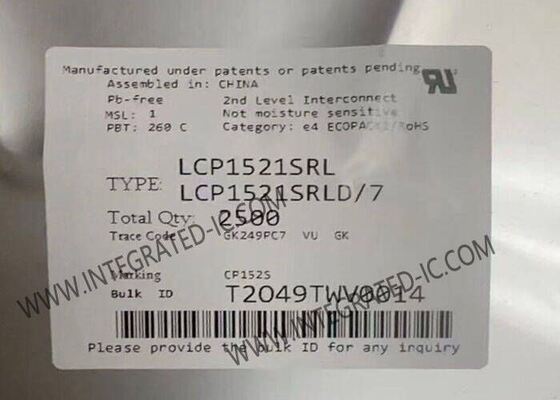 LCP1521SRL رقاقة IC القابلة للبرمجة للضغط العابر مع 150 mA التيار الاحتياطي و 35pF سعة لحماية SLIC