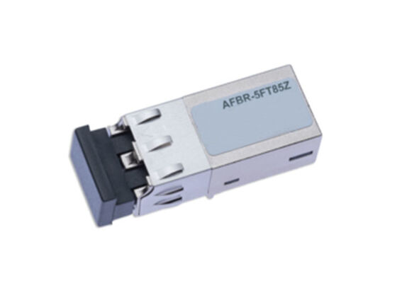 AFBR-5FT85Z رقاقة الدوائر المتكاملة جهاز إرسال الألياف الضوئية مع معدل بيانات 50 ميغابايت استهلاك طاقة منخفض للغاية وميناء LC