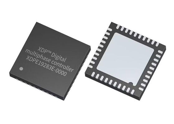 XDPE19283E-0000 رقاقة الدائرة المتكاملة XDPTM مراقبين متعددي المراحل الرقمية 8-المرحلة ثنائية الحلقة جهاز تنظيم الجهد