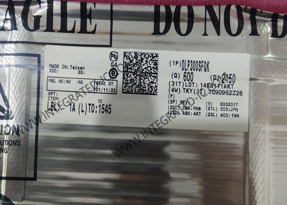رقاقة الدوائر المتكاملة DLP300SFQK رقاقة الدوائر المتكاملة 0.3 بوصة WQHD Near-UV DLP Digital Micromirror Device مع 2560 x 1440 بكسل