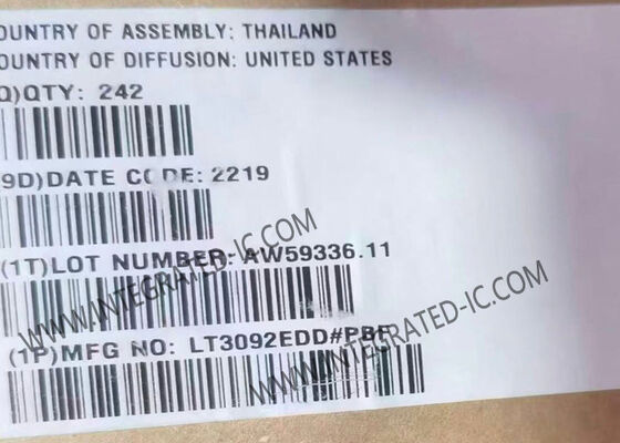 شريحة الدوائر المتكاملة LT3092EDD 200mA مصدر تيار قابل للبرمجة من طرفين مع نطاق المدخل من 1.2V إلى 40V