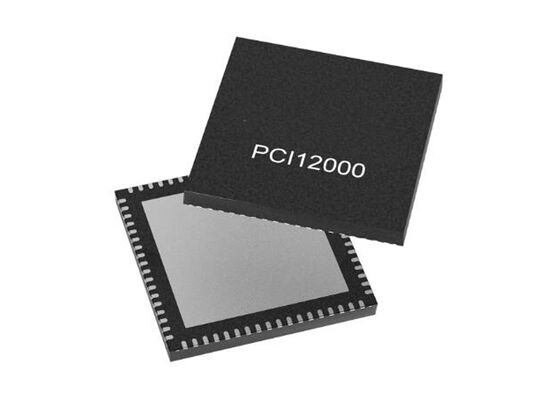 PCI12000CT-I/ZUX Ethernet IC شريحة واحدة 3-الموانئ PCIe Switch VQFN-72 جسور Ethernet