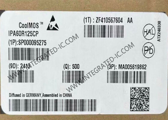 IPA60R125CP 650V CoolMOS TM N-Channel Power MOSFET ترانزستور مع 25A التيار المستمر
