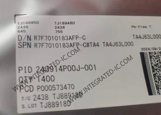R7F7010183AFP وحدة تحكم صغيرة ذات 32 بت للأغراض العامة مع كاميرا AHL RH850/F1L