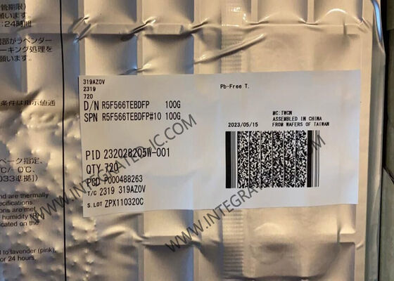R5F566TEBDFP RX66T microcontroller MCU مع سرعة 160MHz 32 بت RXv3 Core للتحكم في المحرك
