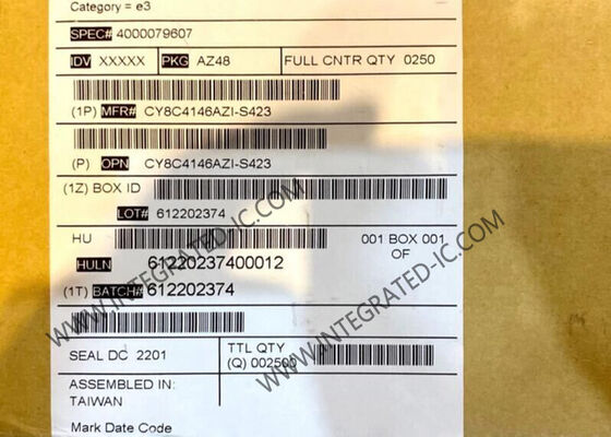 CY8C4146AZI-S423 متحكم دقيق أحادي النواة 32 بت MCU متحكم صغير مضمن
