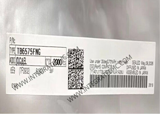 TB6575FNG جهاز تحكم PWM للدوائر المتكاملة لثلاثة مراحل محركات BLDC كاملة الموجة مع التبديل بدون أجهزة استشعار وتحكم PWM في التيار