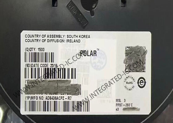 AD8436ACPZ طاقة منخفضة RMS الحقيقي إلى محول DC رقاقة IC LFCSP20