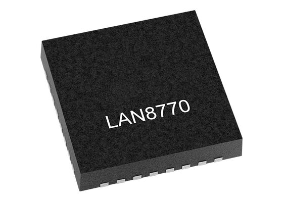 LAN8770MT-V/PRA شريحة إيثرنت أحادية المنفذ VelocityDRIVE™ 100BASE-T1 جهاز إرسال واستقبال إيثرنت