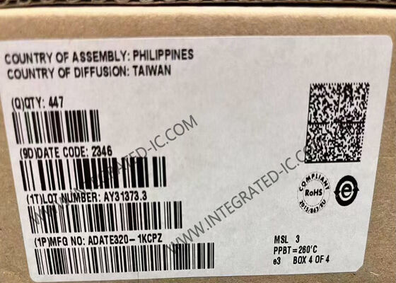 شريحة دائرة متكاملة ADATE320-1KCPZ حل ATE أحادي الشريحة بتردد 1.25 جيجاهرتز VFQFN84