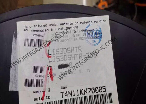 مستشعر LIS3DSHTR IC، مقياس تسارع ثلاثي المحاور عالي الأداء منخفض الطاقة للغاية مع إخراج بيانات 16 بت