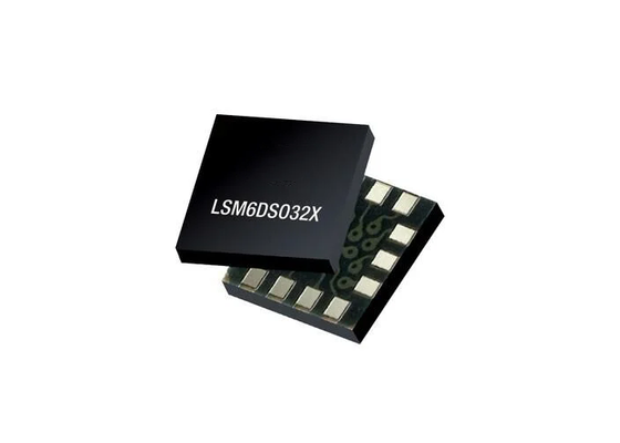 LSM6DSO32X Sensor IC iNEMO 6 DoF Inertial Module مع 32g Accelerometer و Embedded Machine Learning Core لتطبيقات طاقة منخفضة