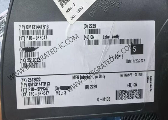 QM13144 رقاقة الدوائر المتكاملة ذات الخسارة المنخفضة 4xSPST RF Switch مع نطاق 600 MHz إلى 6000 MHz في حزمة QFN ضيقة للغاية