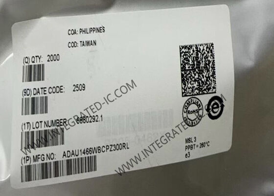 معالج الصوت الرقمي المدمج ADAU1466WBCPZ300RL Microcontroller MCU SigmaDSP مع ذاكرة داخلية موسعة