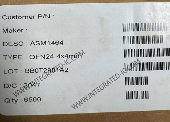 شريحة الدائرة المتكاملة ASM1464 مكرر USB 3.0 بقناة مزدوجة بسرعة 5 جيجابت في الثانية وحزمة QFN-24