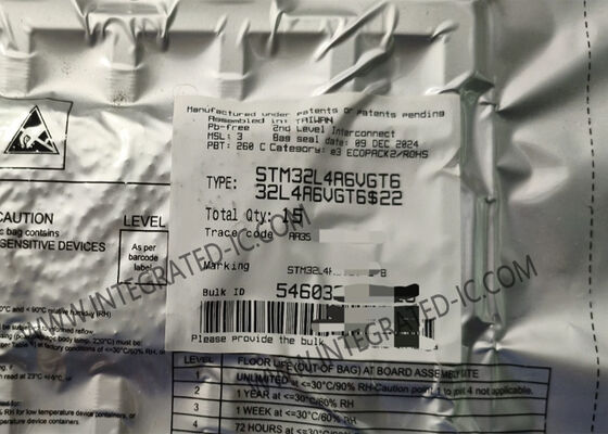متحكم MCU STM32L4A6VGT6 80 ميجا هرتز متحكم رقائق LQFP100 أحادية النواة