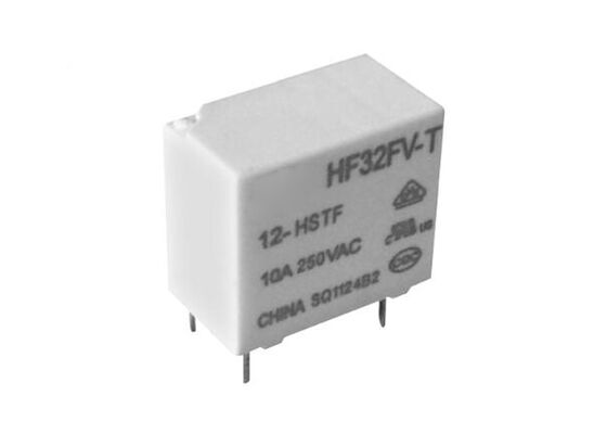 رقاقة دائرة متكاملة HF32FV-T/12-HTF، مرحل طاقة فرعي مدمج 10 أمبير بجهد تبديل أقصى 277 فولت تيار متردد ودرجة حرارة تشغيل من -40 درجة مئوية إلى 105 درجة مئوية