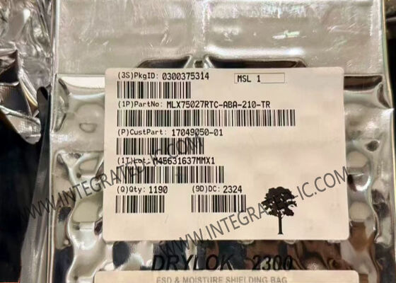 MLX75027RTC-ABA-210-TR مركبة حاسوب VGA TOF للسيارات ذات الدقة 640x480 و 120 FPS