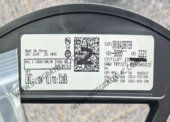 DRV8428RTER رقاقة الدوائر المتكاملة 35V 1A محرك محرك خطوة ثنائي القطب مع 1/256 Microstepping