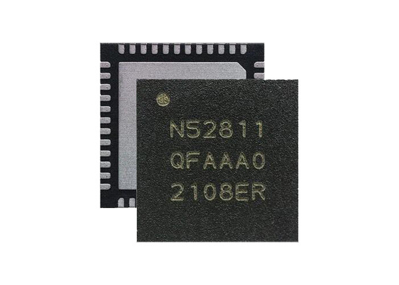 NRF52811-QFAA-R BT IC 2.4GHz طاقة منخفضة BT 5.4 SoC QFN48 BT 5.4 نظام على رقاقة