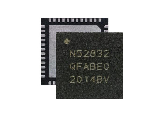 NRF52832-QFAB-R متعدد الاستخدامات BT 5.3 SoC NRF52832 BT منخفض الطاقة QFN48