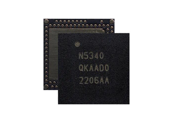 NRF5340-QKAA-AB0-R ثنائي النواة BT 5.3 SoC NRF5340 Wireless SoC QFN94 على شريحة