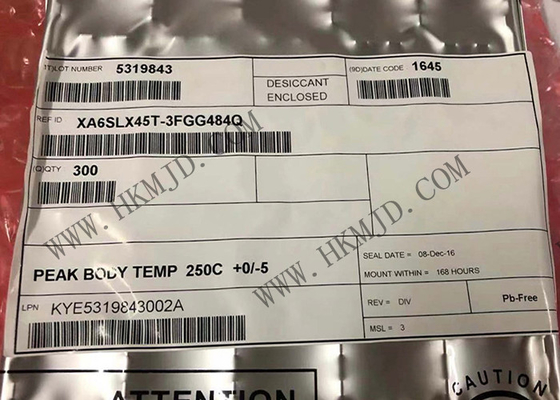 رقاقة السيارات FBGA484 XA6SLX45T-3FGG484Q XA6SLX45T FPGA IC عالية الأداء