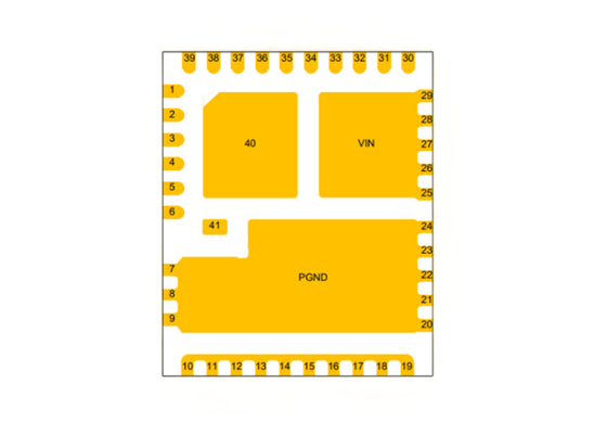 5.5V 60A متزامن باك محول IC 1.25MHz CSD95481RWJ عالية الحالية